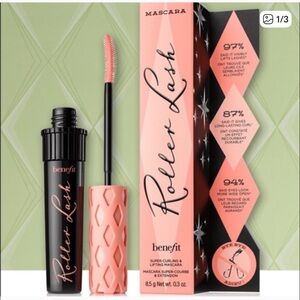 NEW BLACK BENEFIT ROLLER LASH MASCARA NIP
